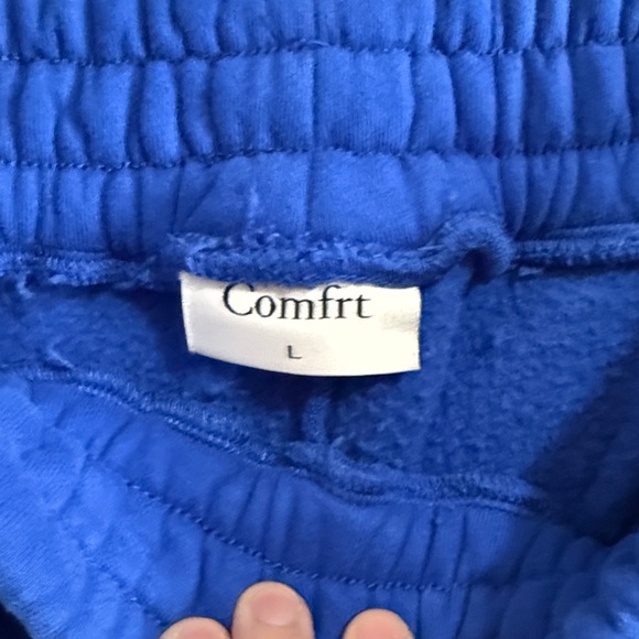 Comfrt Royal Blue Fleece Pants - Picture 4 of 4